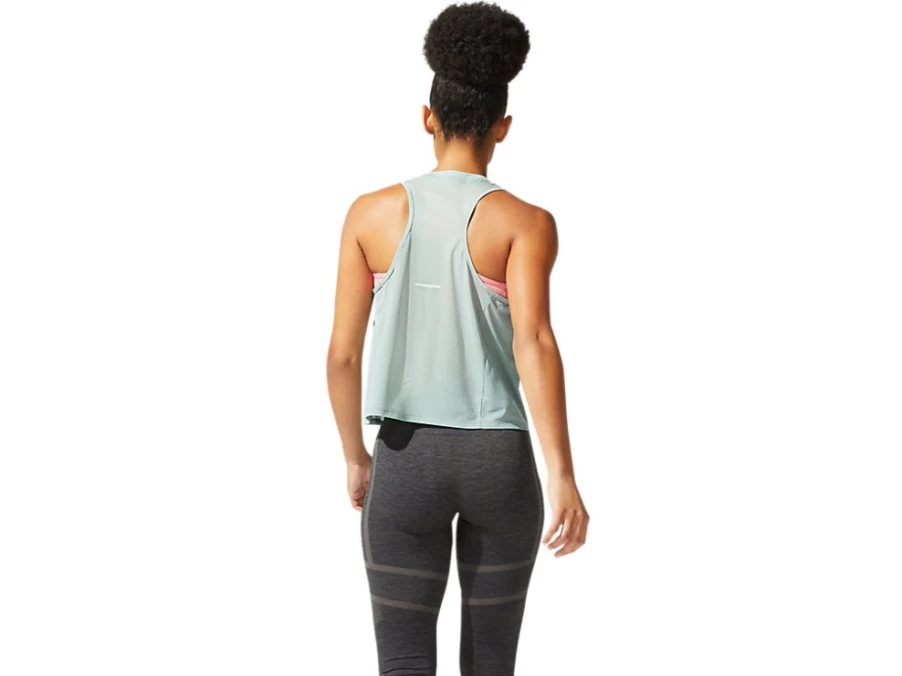 ASICS Women's Sakura Tank Top - Slate Grey Athletic Shirt for Running & Workouts