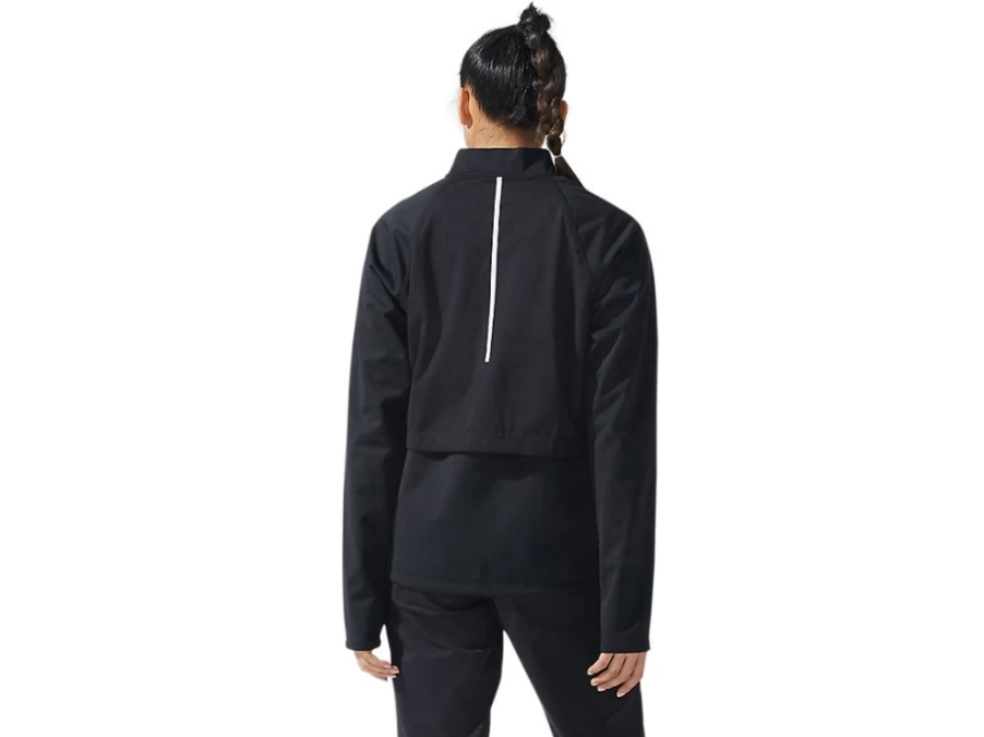 ASICS Women's ThermoStorm Full Zip Jacket - Performance Black Running Jacket for Cold Weather