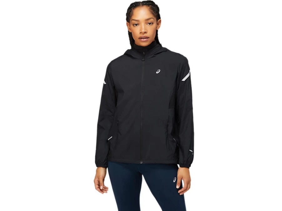 ASICS Women's Lite-Show Jacket - Performance Black Running Jacket