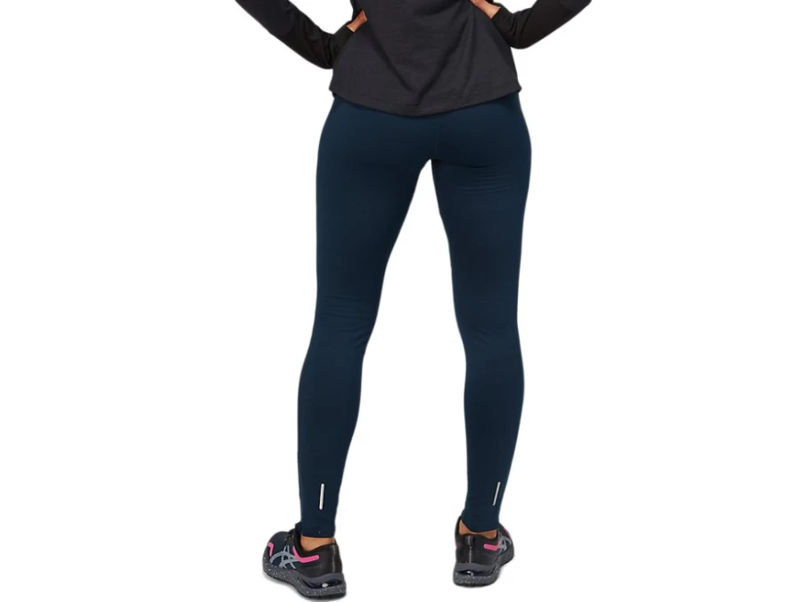 ASICS Women's Lite-Show Winter Tight in French Blue - Thermal Running Tights for Cold Weather
