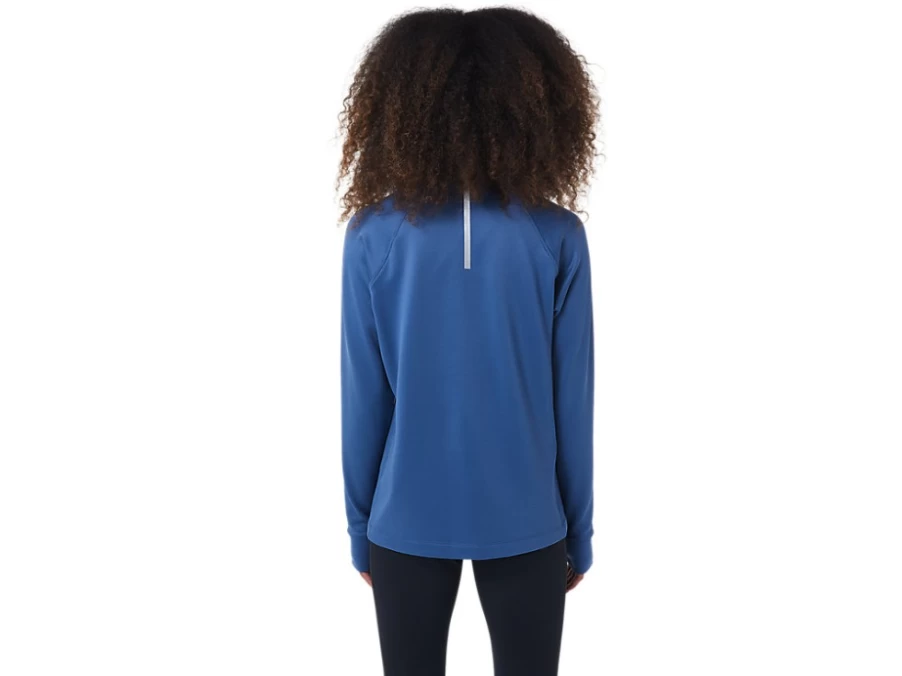 ASICS Women's Grand Shark ThermoPolis 1/4 Zip Fleece Pullover - Thermal Running Top
