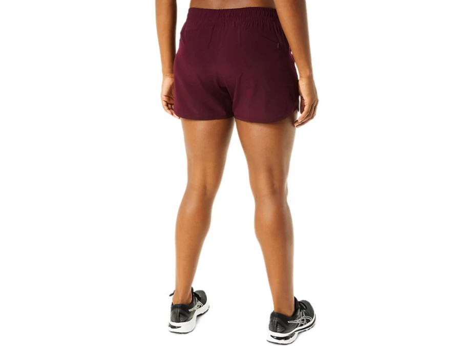 ASICS Women's Lyte Speed 4-Inch Running Shorts in Deep Mars - Lightweight Performance Shorts for Women