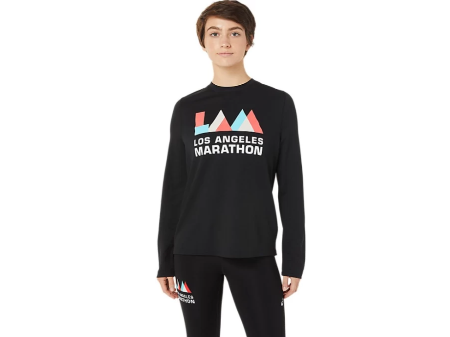 ASICS Women's Performance Black LAM Ready-Set II Long Sleeve Top