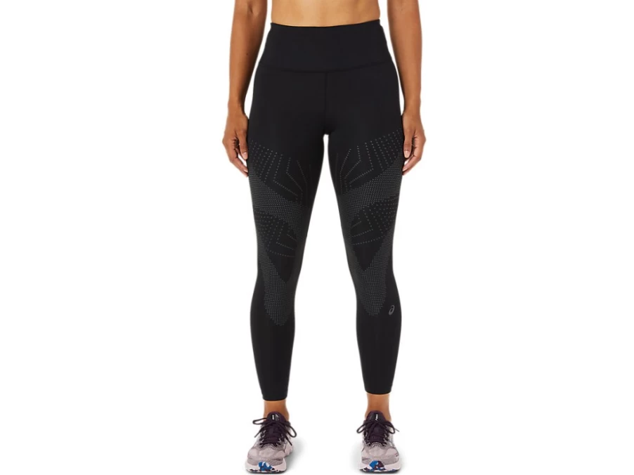 ASICS Women's Road Balance Tight - Performance Black/Graphite Grey Running Tights for Women
