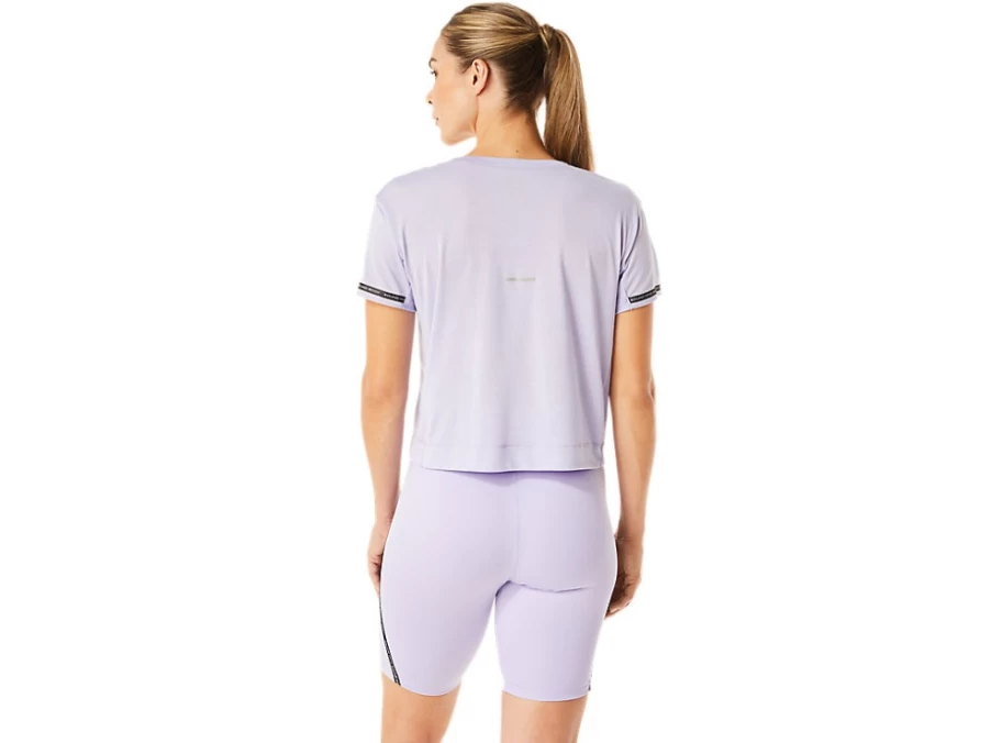 ASICS Women's Vapor Race Crop Top - Lightweight Running Shirt for Women