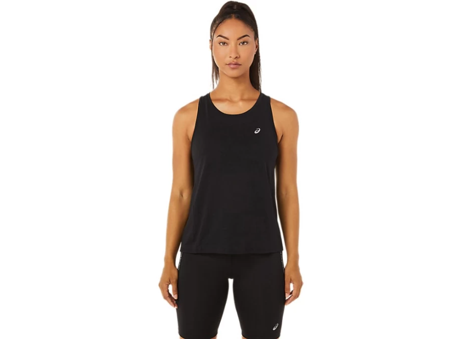 ASICS Women's Performance Black Race Running Tank Top