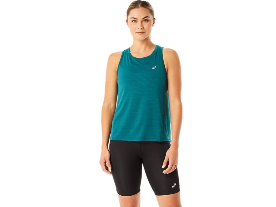ASICS Women's Velvet Pine Race Tank Top – Lightweight Running Shirt for Women