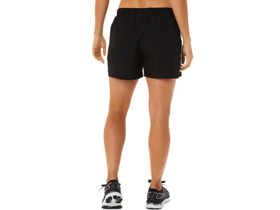 ASICS Women's Ready-Set 3-Inch Shorts in Performance Black/Clear Blue for Running & Training