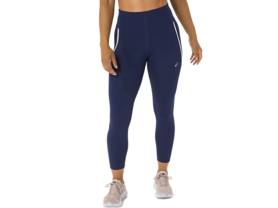 ASICS Women's High Waist Running Tights - Indigo Blue for Training & Workouts