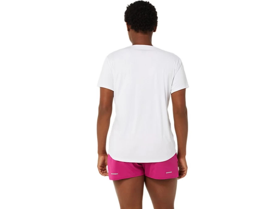 ASICS Women's Sakura Running Top - Brilliant White - Lightweight Performance Shirt