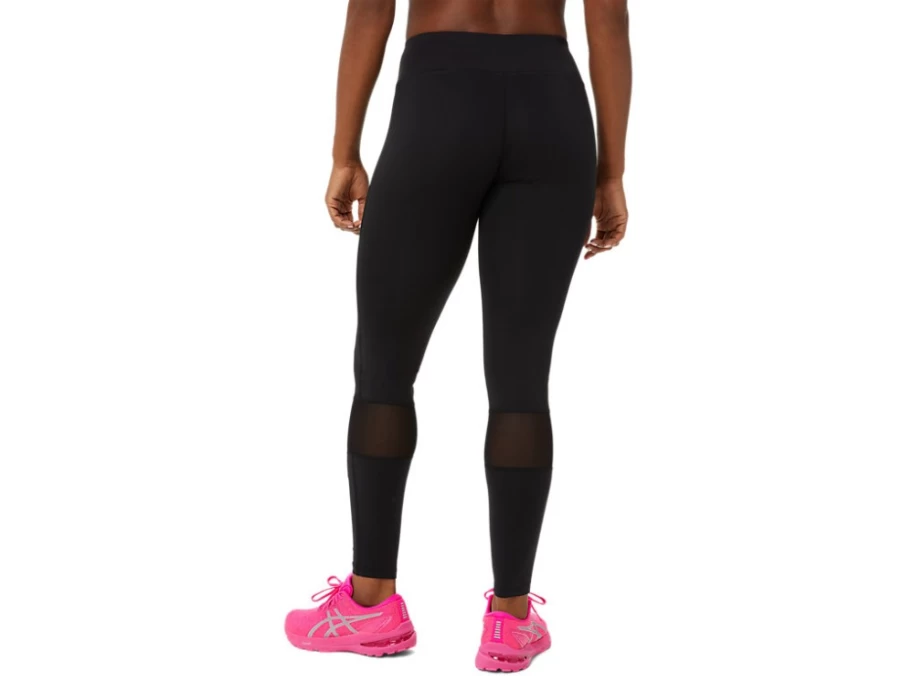 ASICS Women's Lite-Show Tight - Performance Black/Lime Green Running Tights