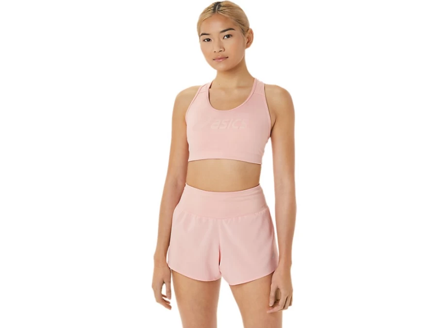 ASICS Women's Frosted Rose Padded Sports Bra - Supportive Comfort for Active Lifestyles