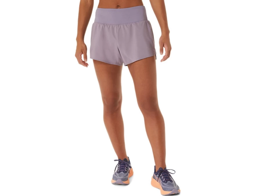 ASICS Women's Violet Quartz Road Running Shorts 3.5 Inch