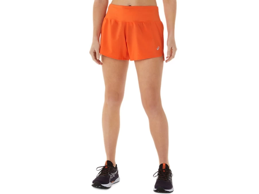 ASICS Women's Nova Orange 3.5-Inch Road Running Shorts