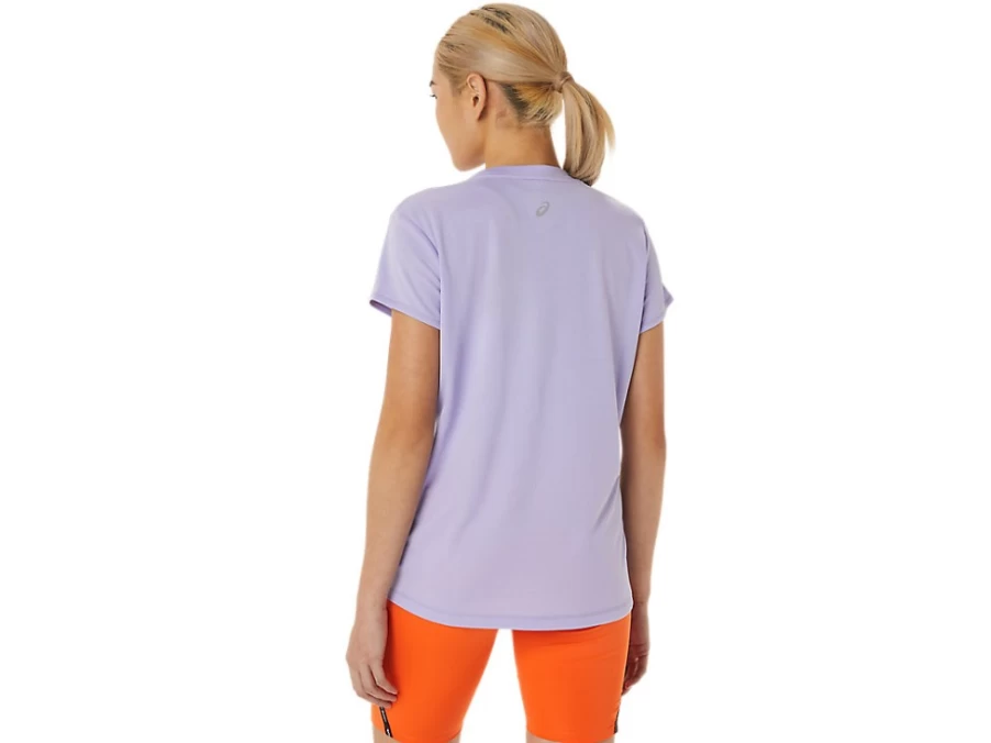ASICS Women's Vapor FujiTrail Logo Short Sleeve Running Top