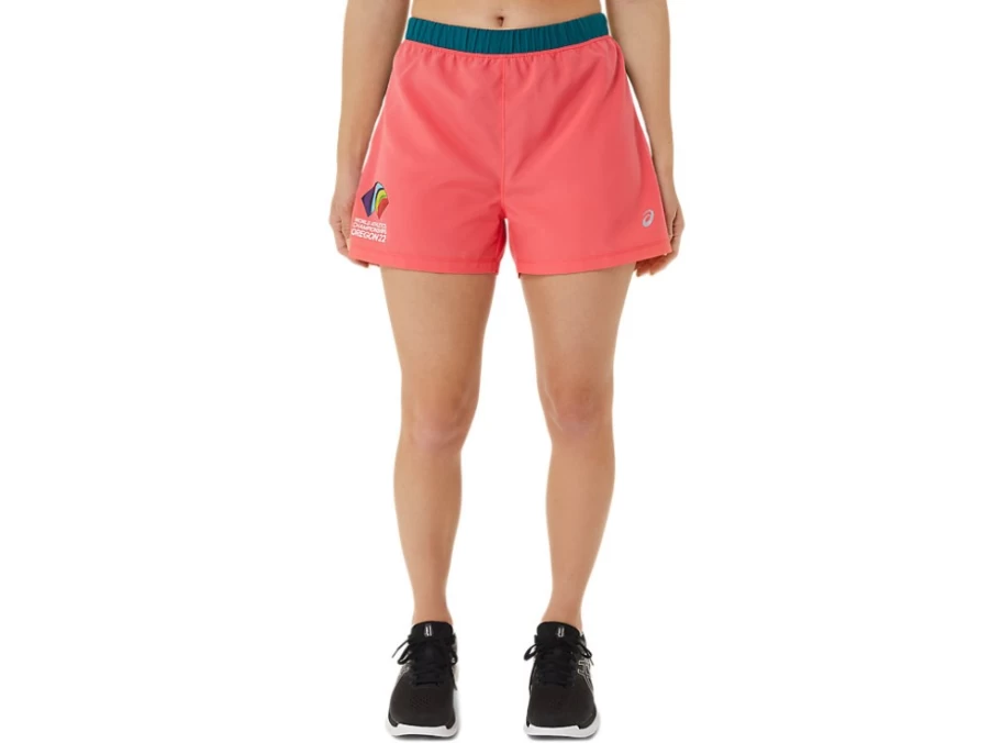 ASICS Women's Ready-Set 3-Inch Shorts - Color Block Design - Multi-Color