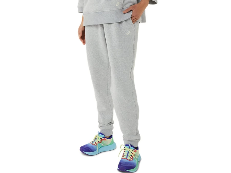 ASICS Women's W Sunday Fleece Jogger Pants - Light Grey Heather