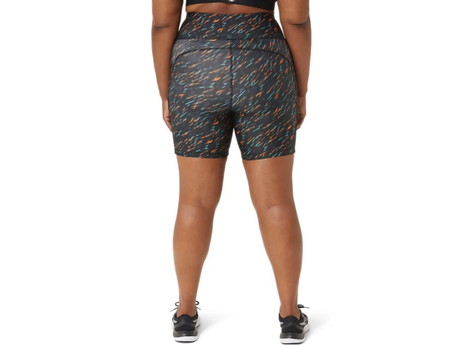ASICS Women's PR LYTE 5-Inch Running Shorts with Pockets - Night Shade/Sage Print