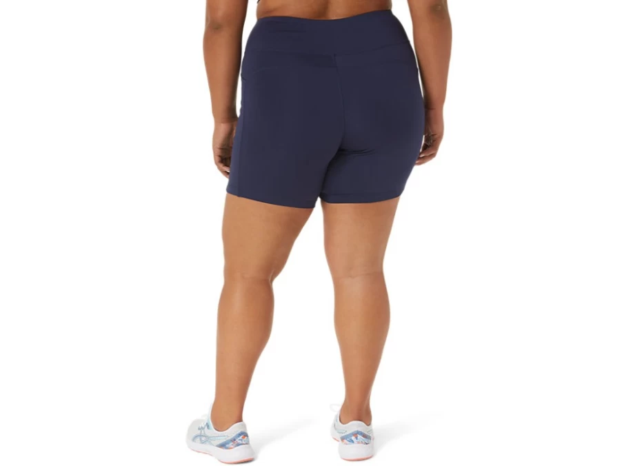 ASICS Women's PR LYTE 5-Inch Running Shorts with Pockets - Peacoat