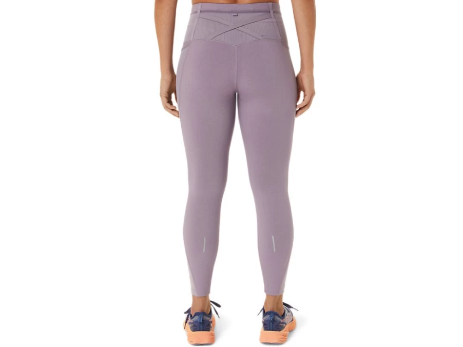 ASICS Women's Violet Quartz Heather Distance Supply 7/8 Running Tights