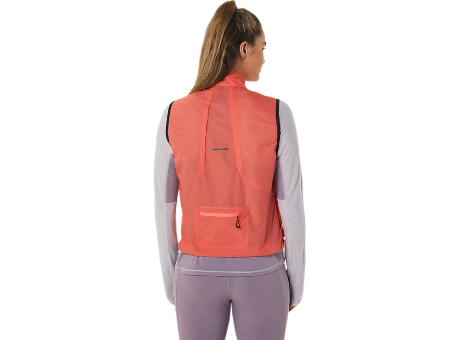 ASICS Women's Papaya Metarun Packable Running Vest – Lightweight & Breathable