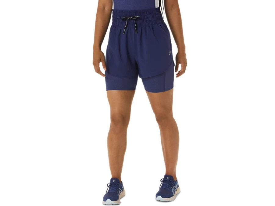 ASICS Women's Nagino 4-Inch Running Shorts in Indigo Blue - Lightweight Athletic Shorts for Training & Workouts