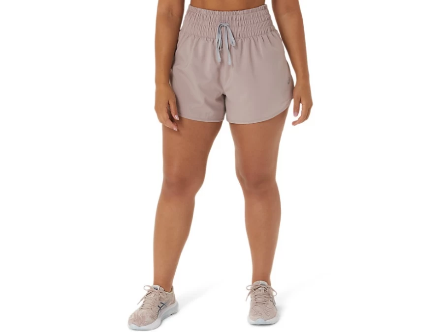 ASICS Women's Nagino 4-Inch Running Shorts in Fawn - Lightweight Athletic Shorts for Women