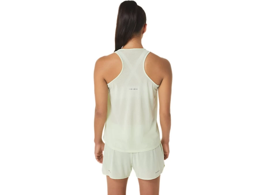 ASICS Women's Lite-Show Tank Top - Whisper Green, Lightweight Performance Workout Shirt