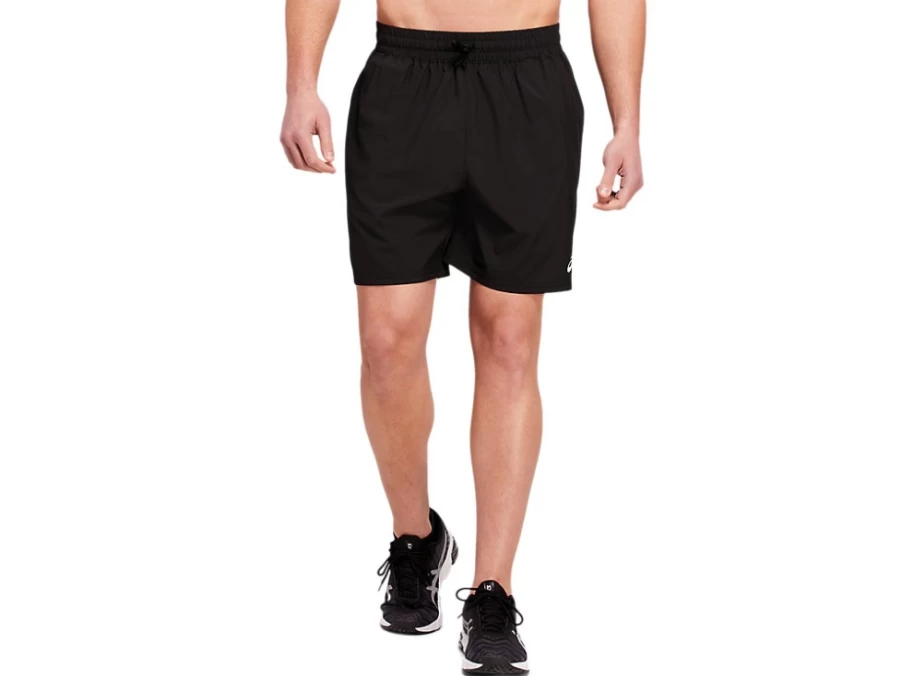 ASICS Men's 7-Inch Performance Black Woven Training Shorts