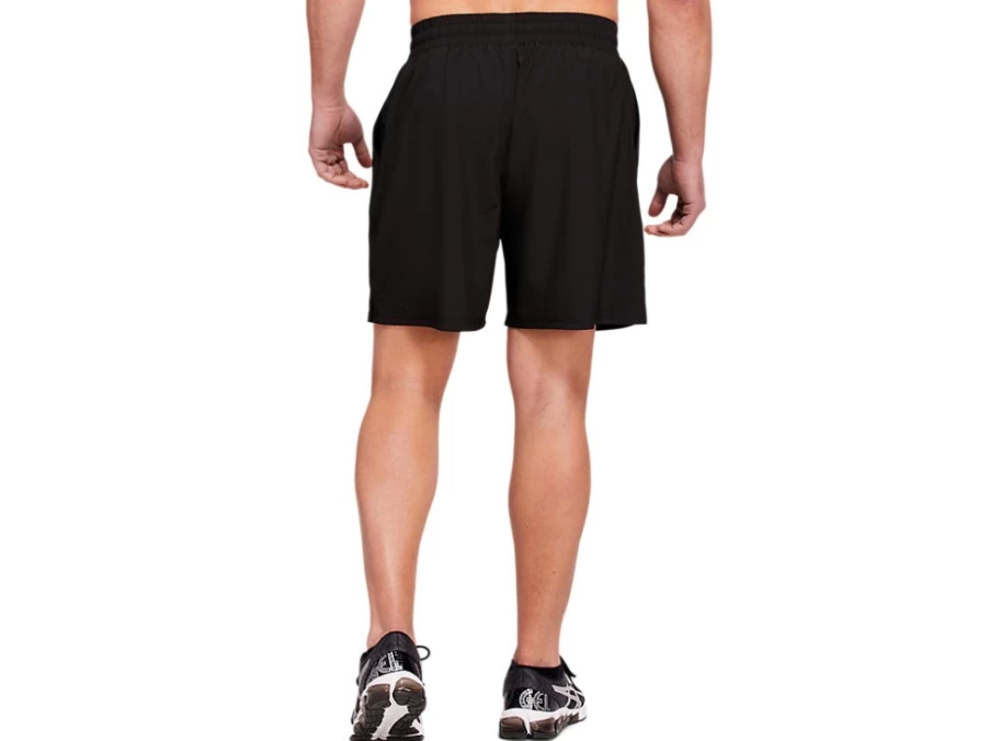 ASICS Men's 7-Inch Performance Black Woven Training Shorts