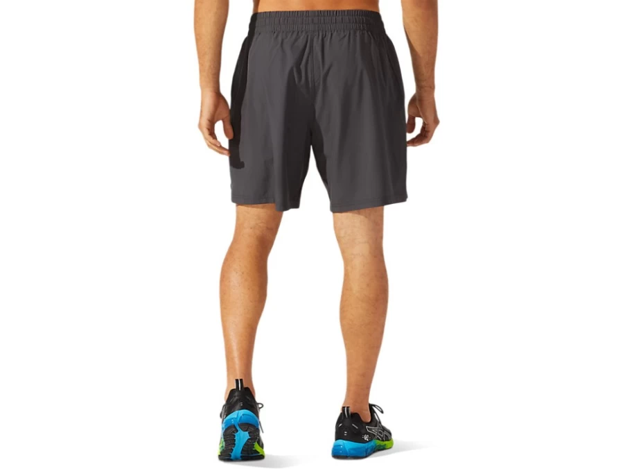 ASICS Men's Graphite Grey 7-Inch Training Shorts - Lightweight Woven Workout Shorts