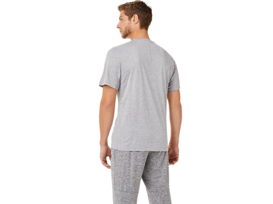 ASICS Men's Sheet Rock Short Sleeve Performance Top - Moisture Wicking Athletic Shirt