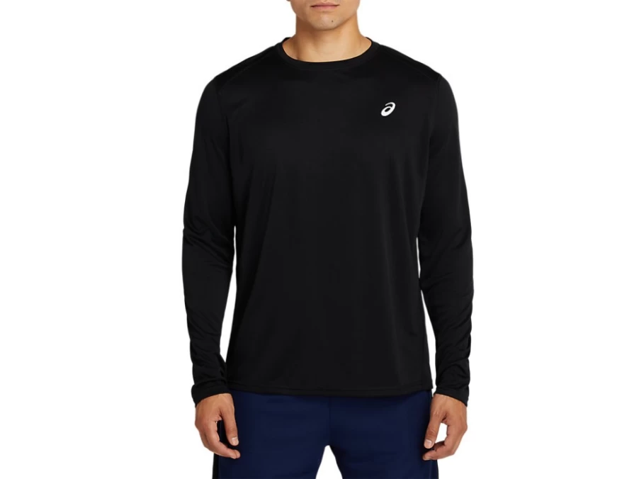 ASICS Men's M CORE LS TOP Performance Black Long Sleeve Shirt