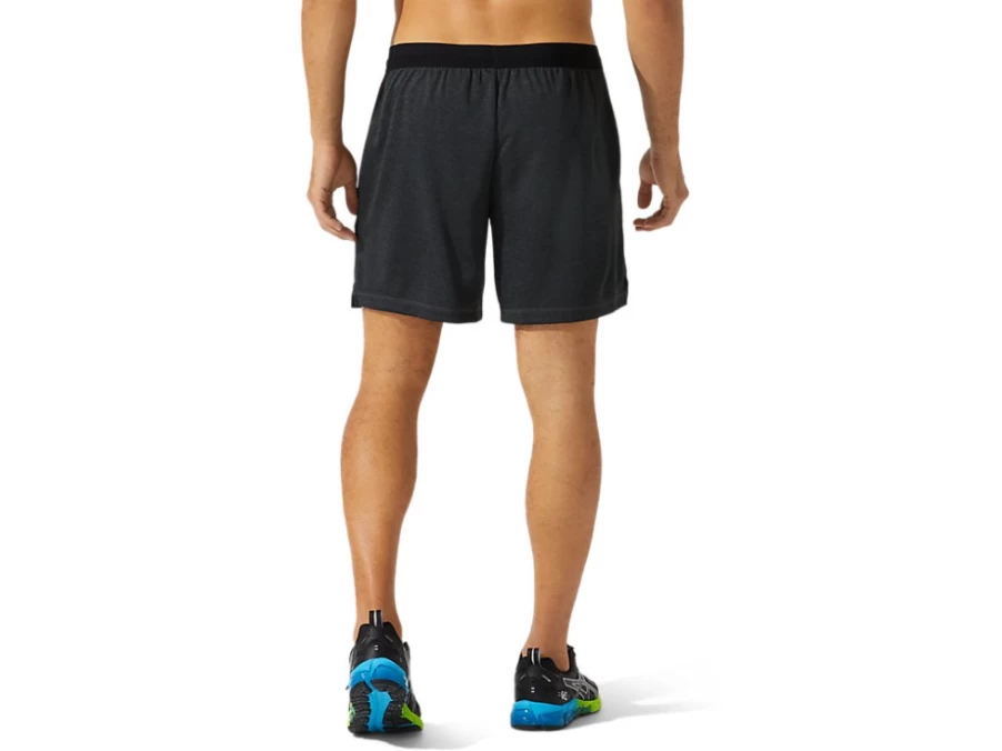 ASICS Men's 7-Inch Knit Training Shorts - Dark Grey Heather