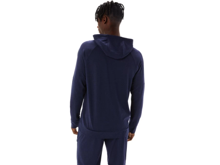 ASICS Men's Peacoat/Perf Black Tech Full Zip Hoodie