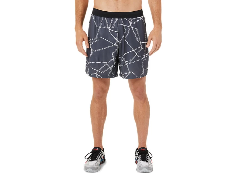 ASICS Men's Carrier Grey All Over Print Seasonal Shorts