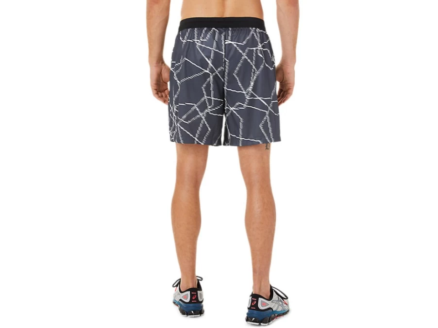 ASICS Men's Carrier Grey All Over Print Seasonal Shorts