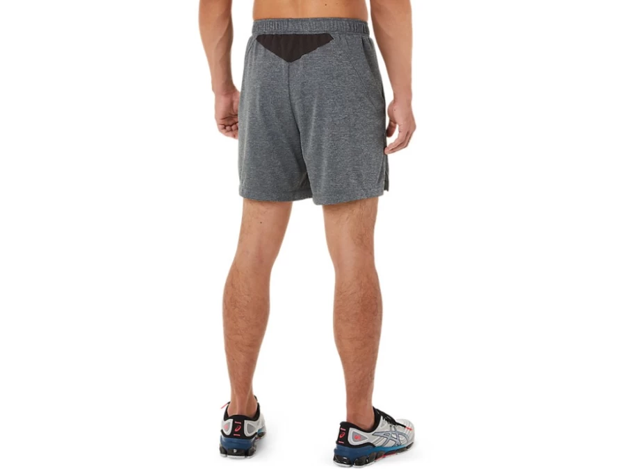 ASICS Men's 7-Inch Shorts in Carrier Grey Heather - Lightweight Running Athletic Shorts