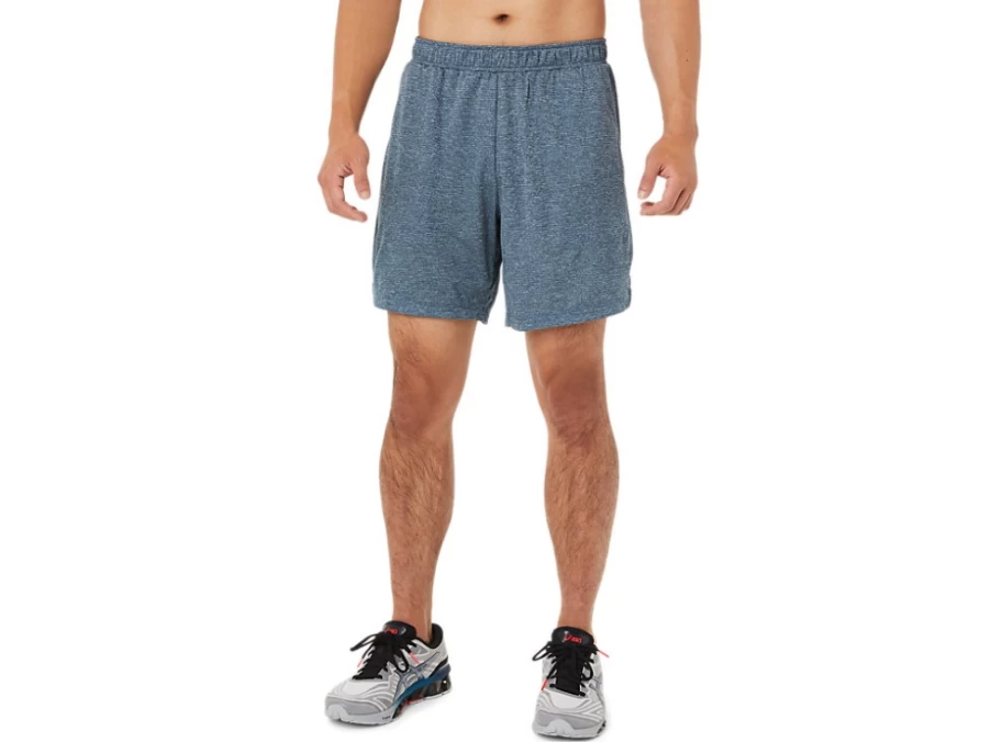 ASICS Men's 7-Inch Shorts in Sheet Rock Heather - Lightweight Running Athletic Shorts