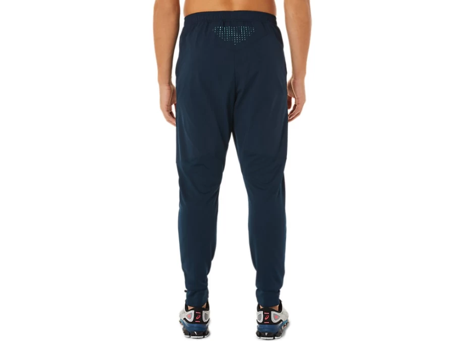 ASICS Men's French Blue Hybrid Pants - Lightweight Performance Training & Running Trousers