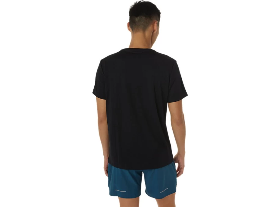 ASICS Men's Performance Black Shoe Graphic Short Sleeve T-Shirt