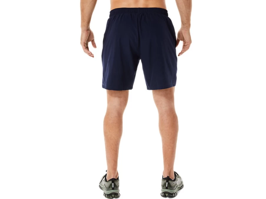 ASICS Men's 7-Inch Woven Shorts in Midnight - Lightweight Comfort for Active Wear