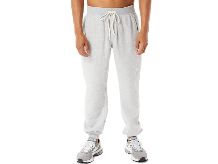 ASICS Men's Sunday Sana Fleece Jogger Pants - Light Grey Heather