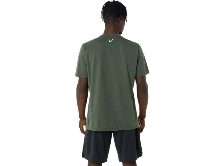 ASICS Men's Heritage 1977 Olive Canvas T-Shirt