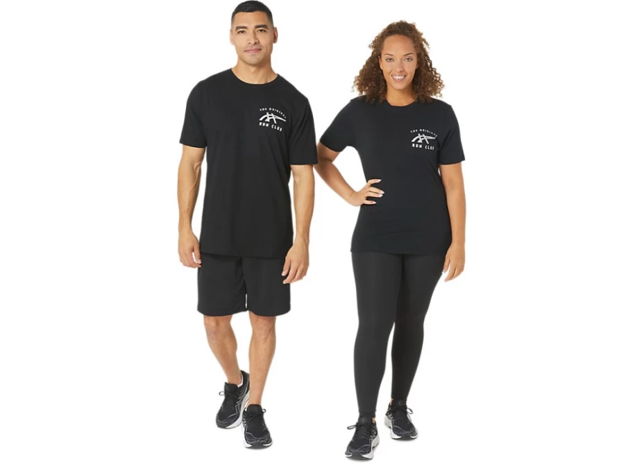 ASICS Men's ORC Luminous Small Logo Short Sleeve T-Shirt in Performance Black