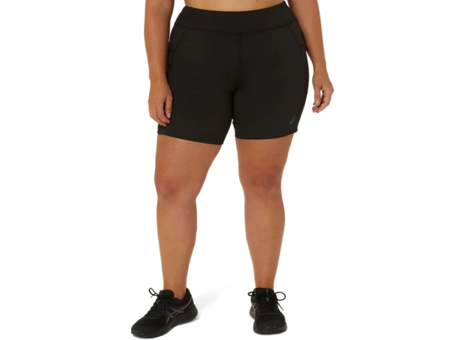 ASICS Women's Performance Black 7-Inch Knit Running Shorts