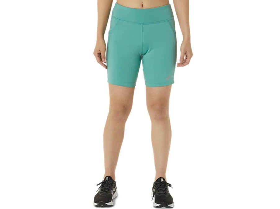 ASICS Women's Sage Green 7-Inch Knit Shorts – Comfortable Athletic Shorts for Running & Training