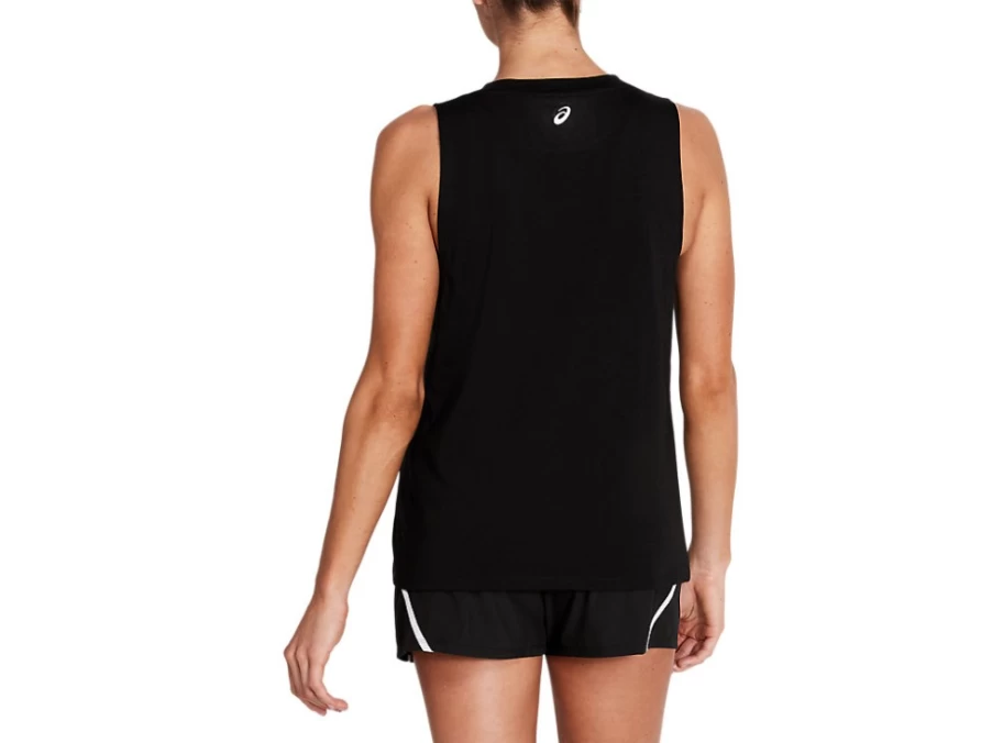 ASICS Women's Performance Black Core Graphic Tank Top