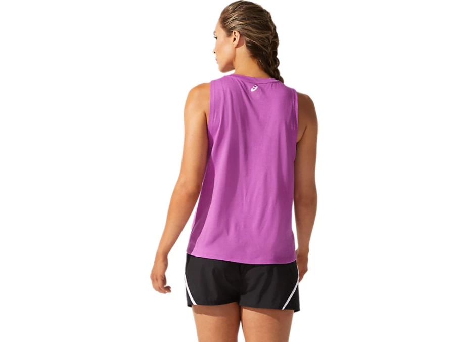 ASICS Women's Digital Grape Core Graphic Tank Top - Athletic Workout Shirt