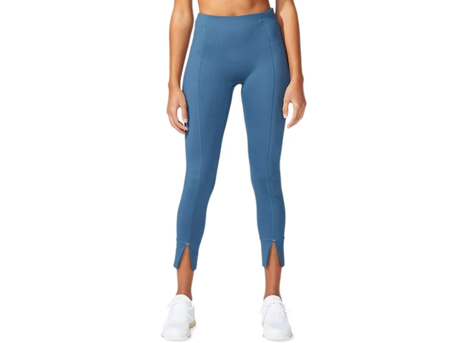 ASICS Women's Magnetic Blue Luxe Traveler Tight - High-Performance Running Tights for Women